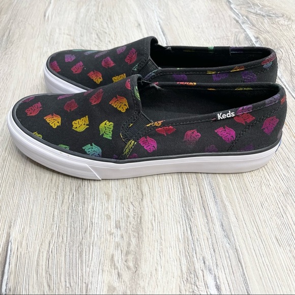 Keds Double Decker Wave Printed Slip On Sneakers Sz 7 NWOT - Picture 5 of 11